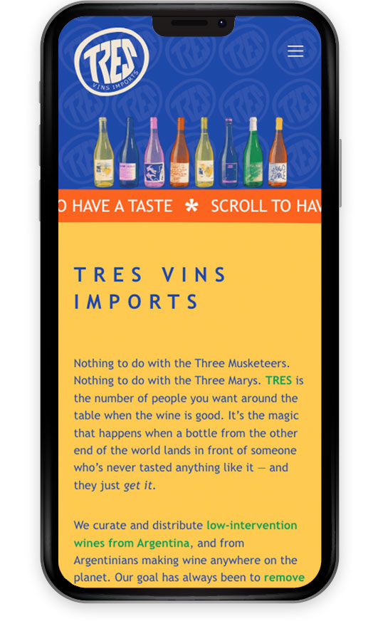 Tres Vins Mobile